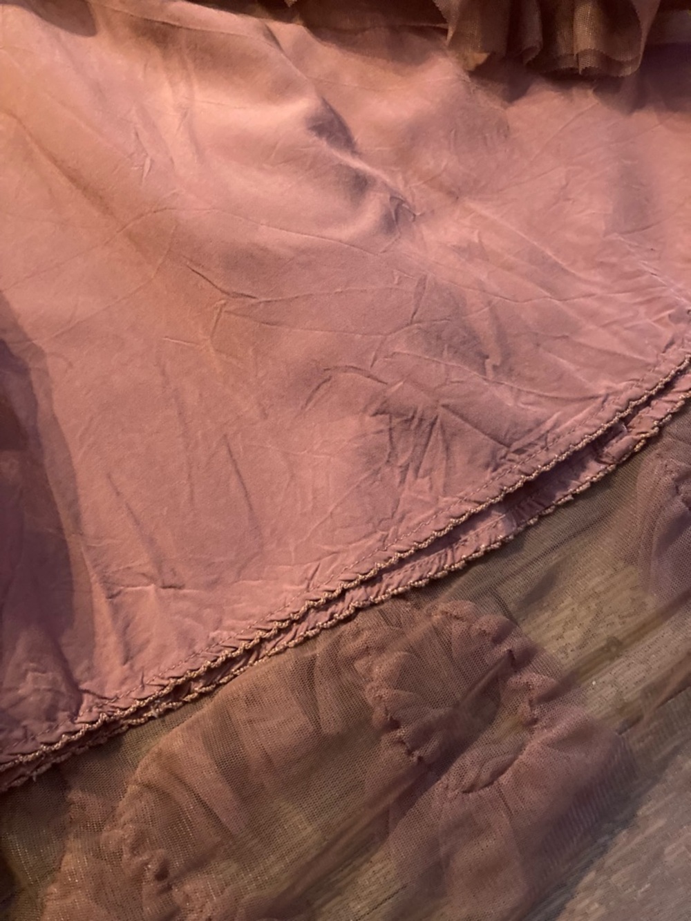 Anthropologie Felicity Tulle Ruffle Skirt in Rose - Picture 7 of 11